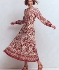 Women's A-Line Midi Dress