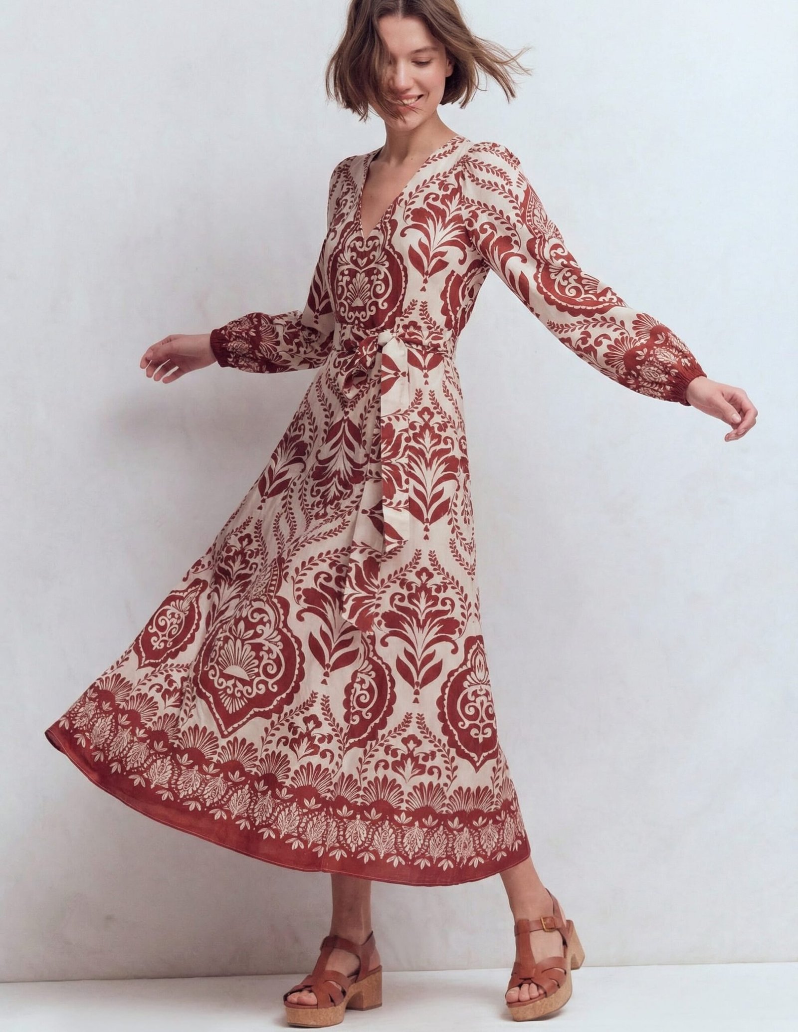 Women's A-Line Midi Dress