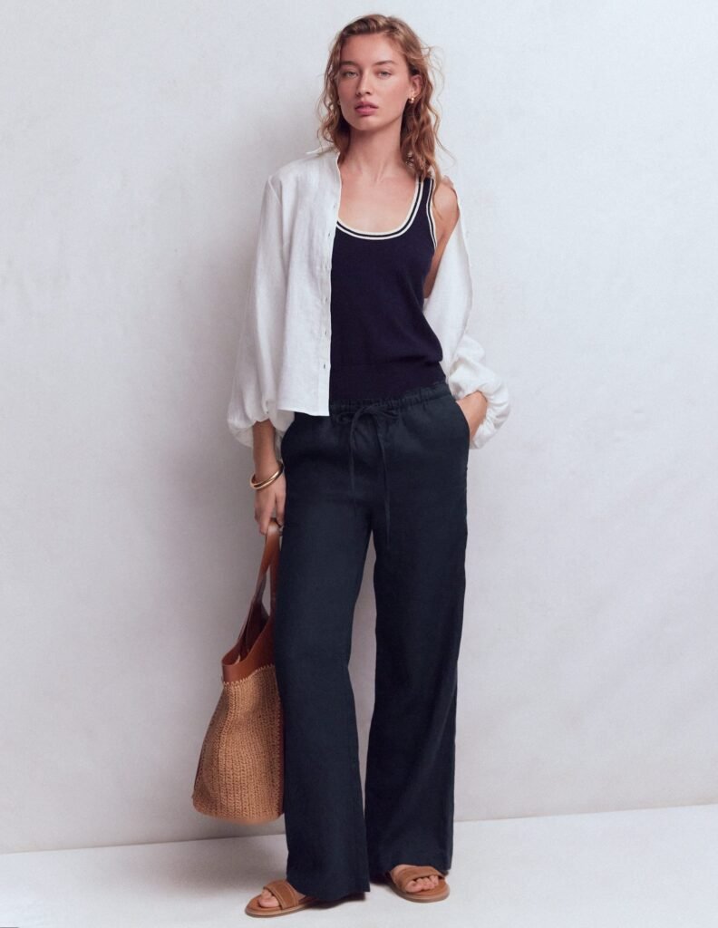 Women's Linen Relaxed Fit Dress