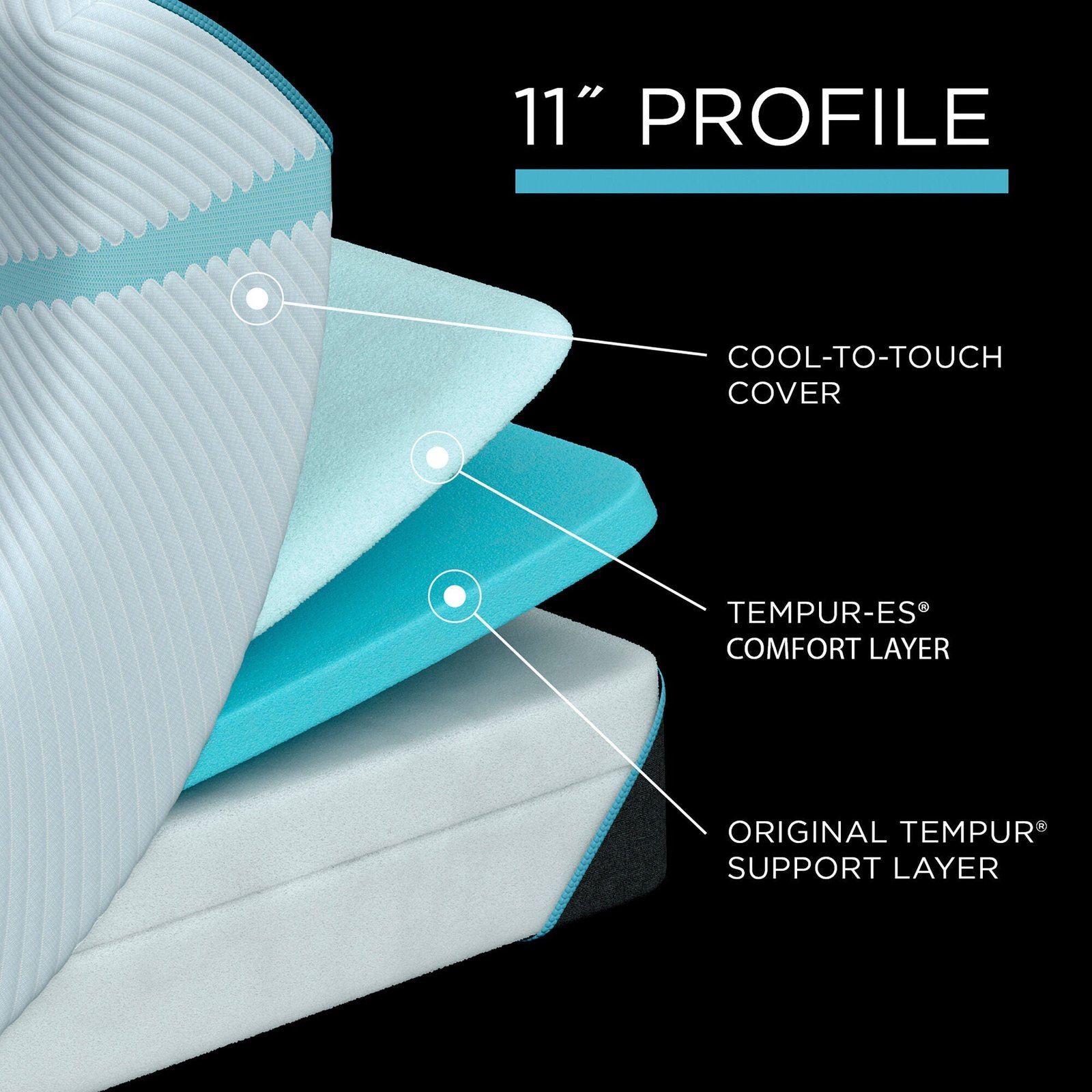 Previous Generation Tempur-Pedic TEMPUR-Adapt Medium Mattress - Image 30