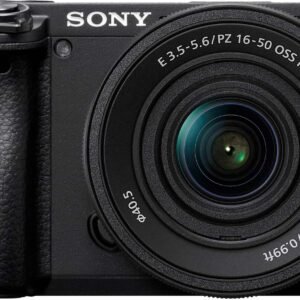 Sony Alpha 6400 APS-C Mirrorless Camera with E PZ 16-50mm Lens – Black