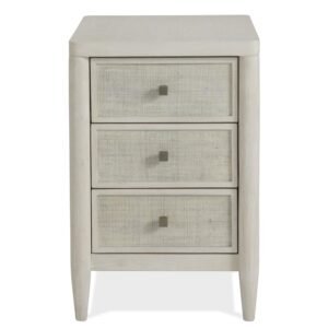 Maren Chairside Table in White Sand