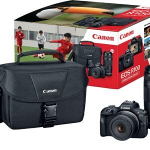 Canon EOS R100 Mirrorless Camera Double Zoom Lens Kit