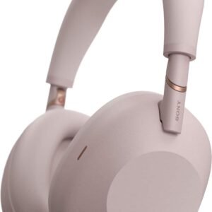 Sony WH-1000XM6 Wireless Noise-Canceling Headphones – Sand Pink