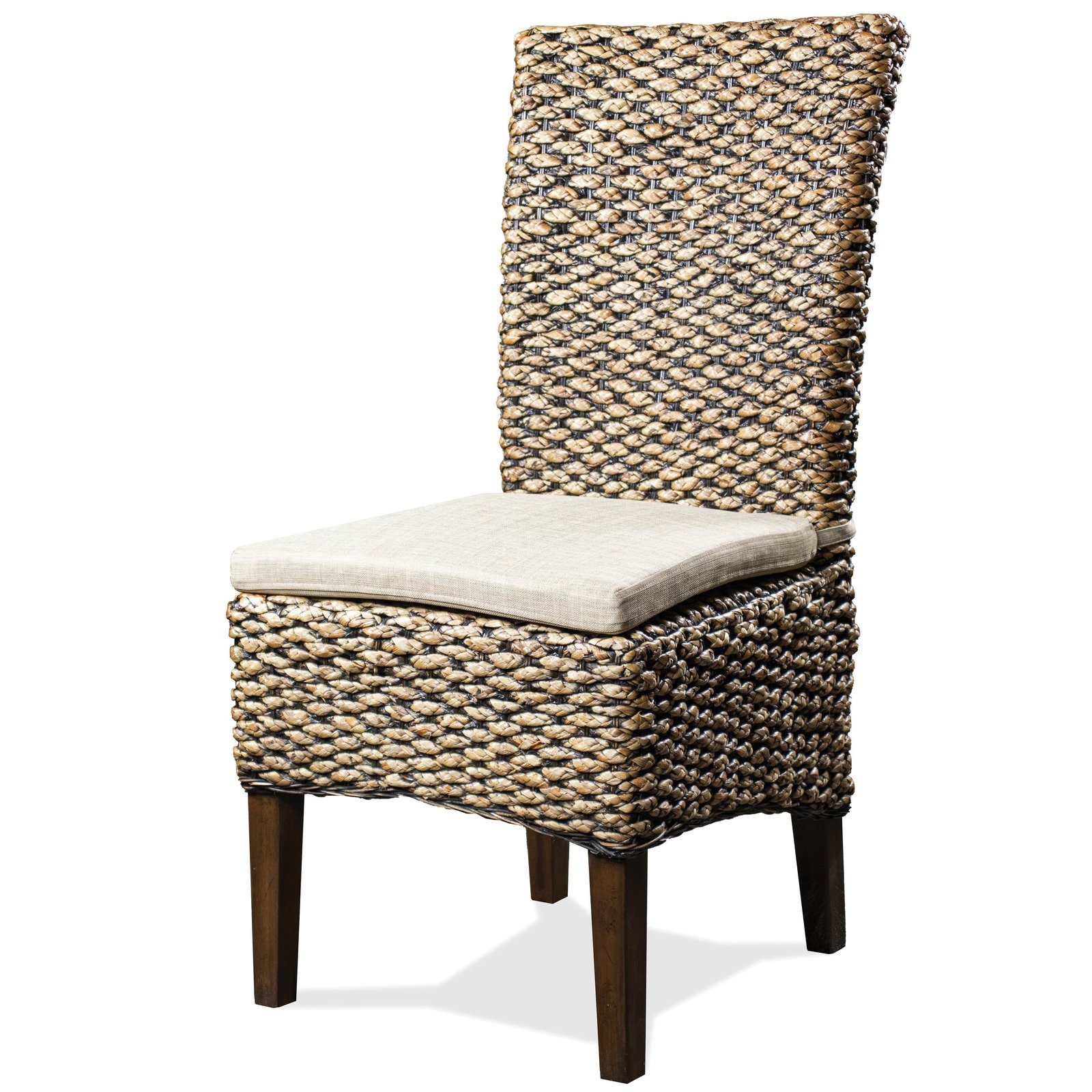 Mix-n-match Chairs Woven Side Upholstered Chair in Hazelnut - Image 5