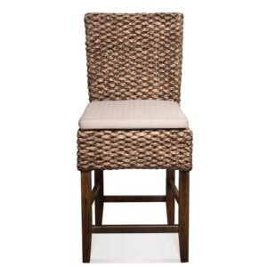 Mix-n-match Chairs Woven Contr Upholstered Stool in Hazelnut