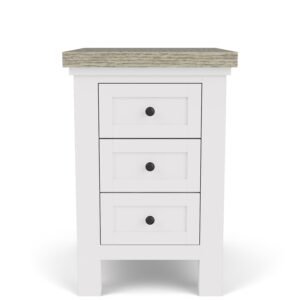 Cora Chairside Table in Cloud