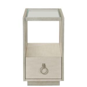 Maisie Chairside Table in Champagne