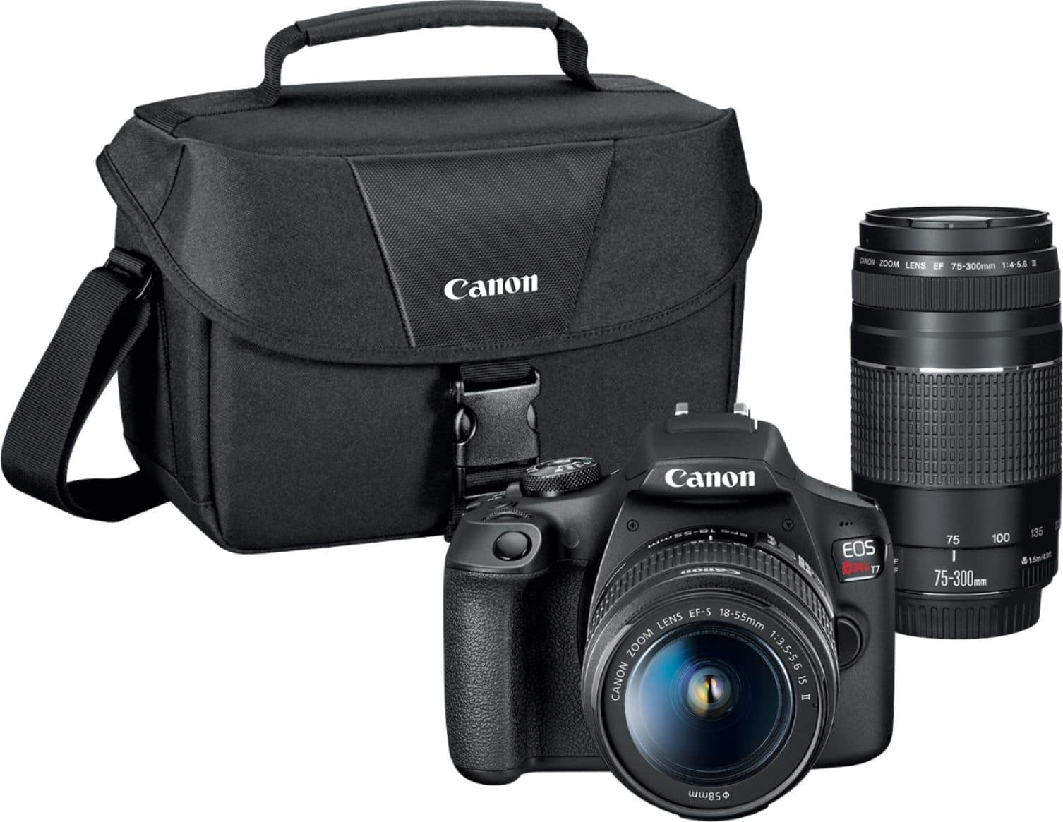Canon EOS Rebel T7 DSLR Camera Two-Lens Kit
