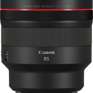 Canon RF 85mm f/1.2 L USM Mid-Telephoto Prime Lens for EOS R-Series Cameras – Black