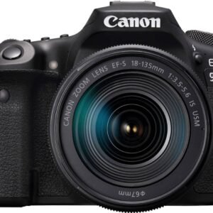 Canon EOS 90D DSLR Camera with EF-S 18-135mm Lens – Black