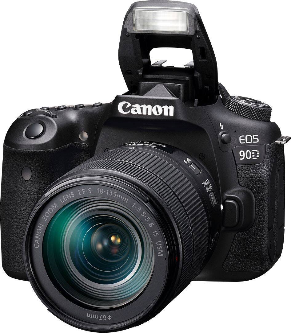 Canon EOS 90D DSLR Camera with EF-S 18-135mm Lens – Black - Image 2