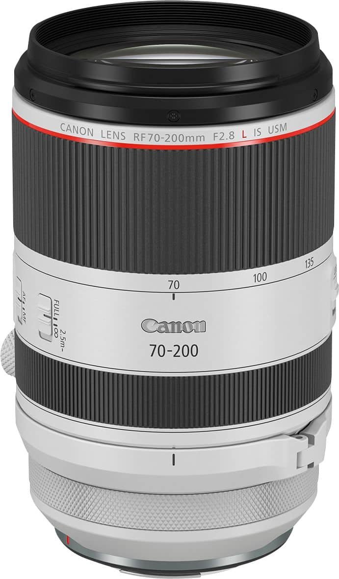 Canon RF 70-200mm f/2.8 L IS USM Telephoto Zoom Lens for EOS R-Series Cameras – White