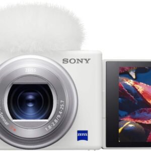 Sony ZV-1 20.1-Megapixel Digital Camera for Content Creators and Vloggers – White