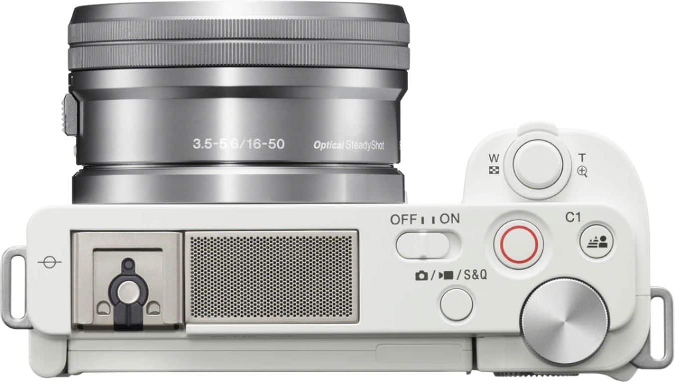 Sony Alpha ZV-E10 Mirrorless Vlog Camera Kit with 16-50mm Lens – White - Image 3