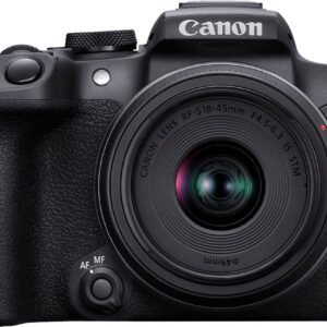 Canon EOS R10 Mirrorless Camera with RF-S 18-45mm f/4.5-6.3 IS STM Lens – Black