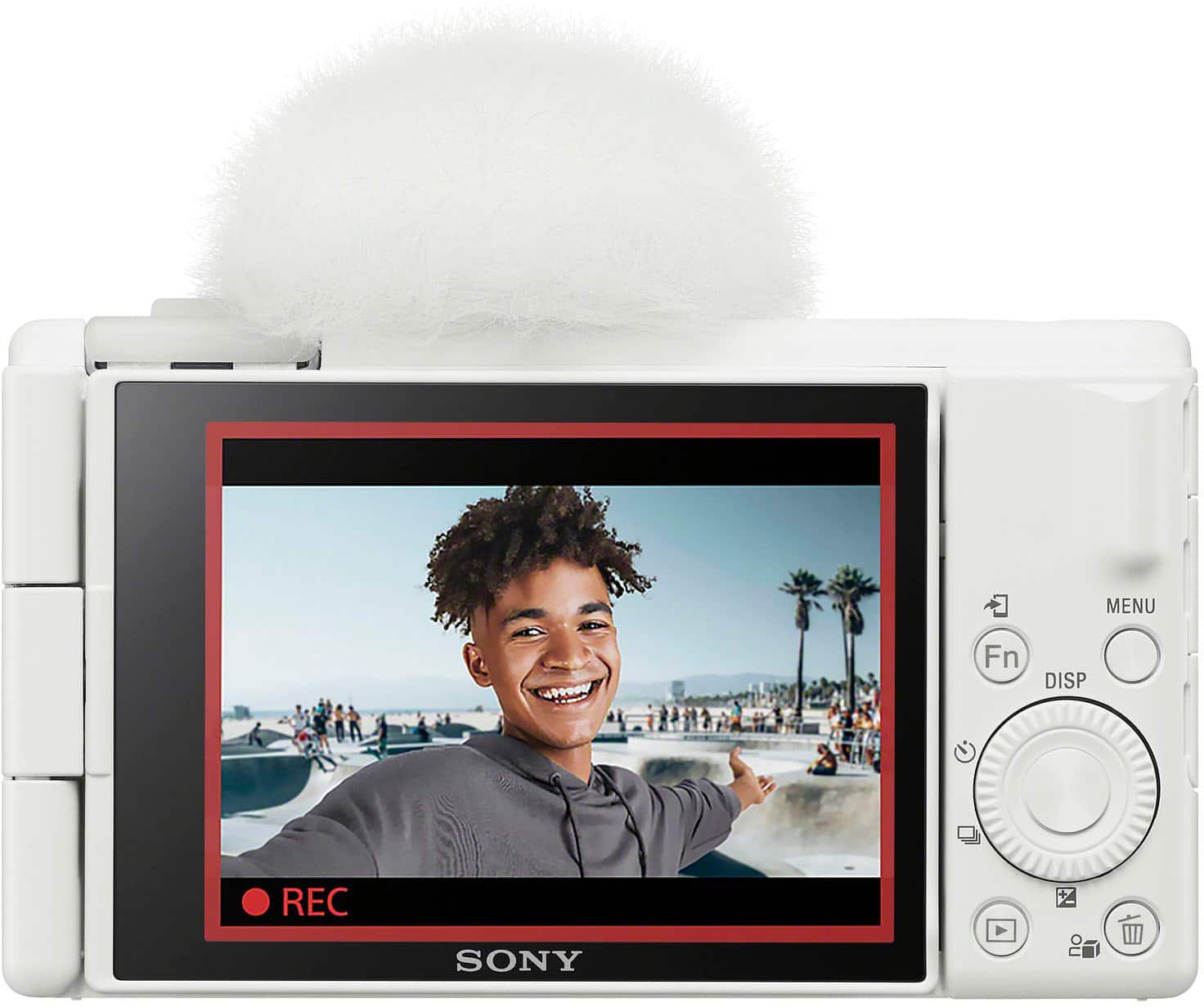 Sony - ZV-1F Compact Digital Camera - White - Image 4
