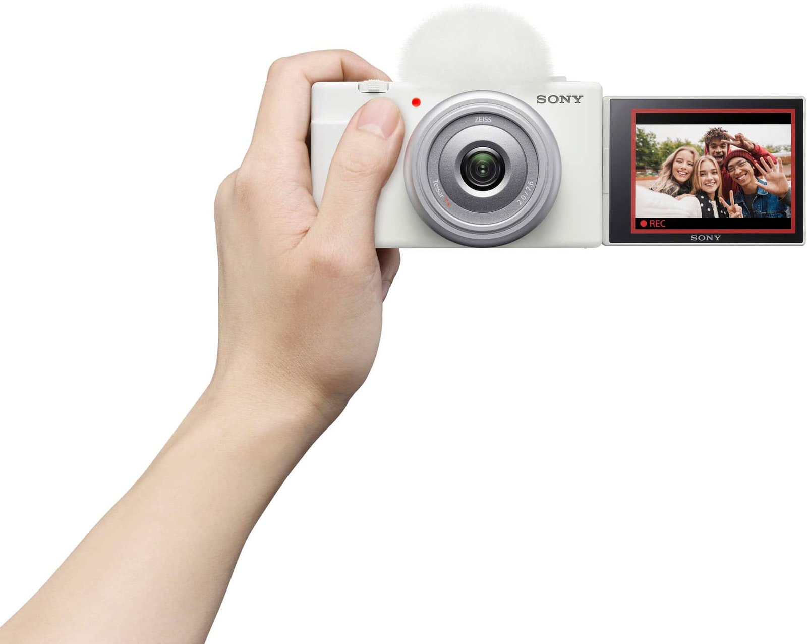 Sony - ZV-1F Compact Digital Camera - White - Image 2