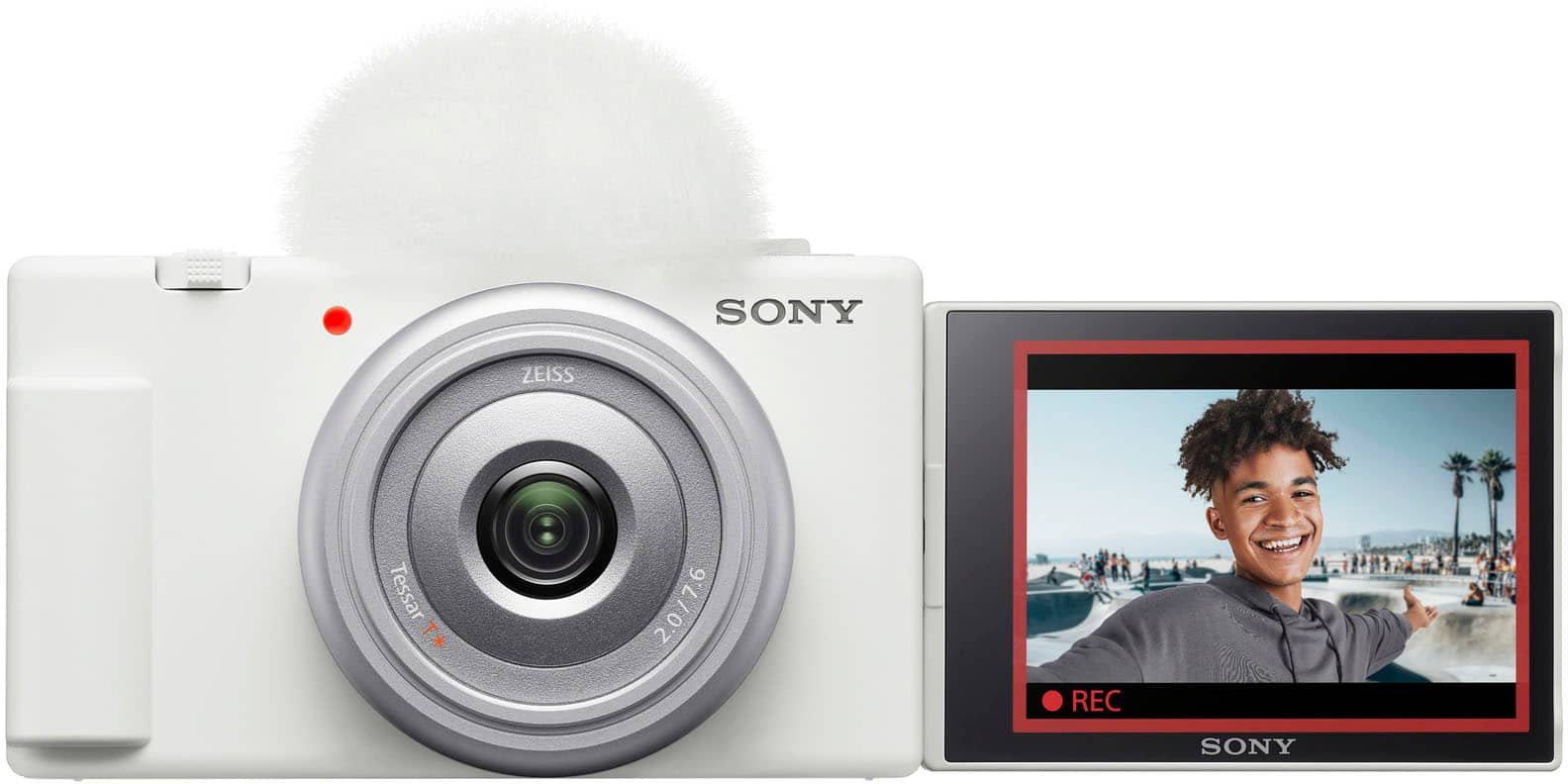Sony - ZV-1F Compact Digital Camera - White