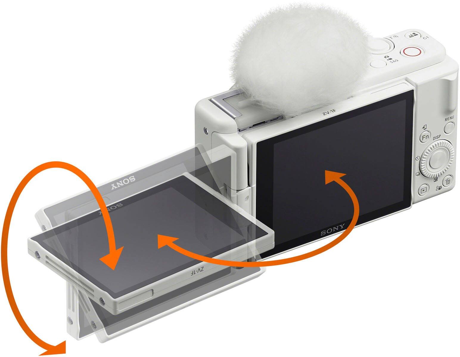 Sony - ZV-1F Compact Digital Camera - White - Image 3