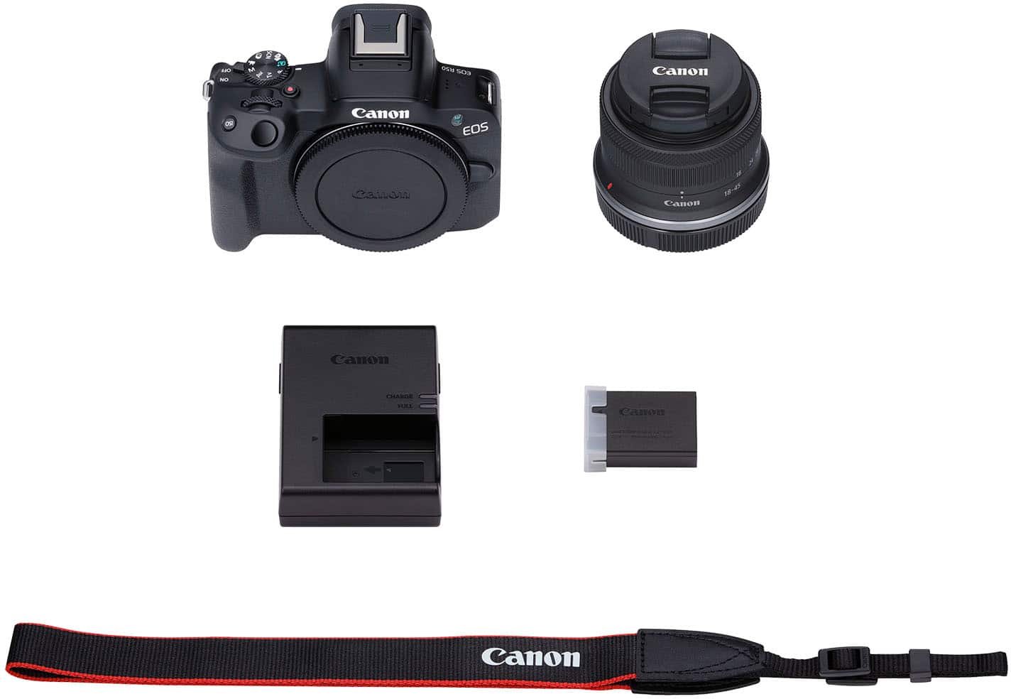 Canon EOS R50 Mirrorless Camera with RF-S 18-45mm Lens - Image 7