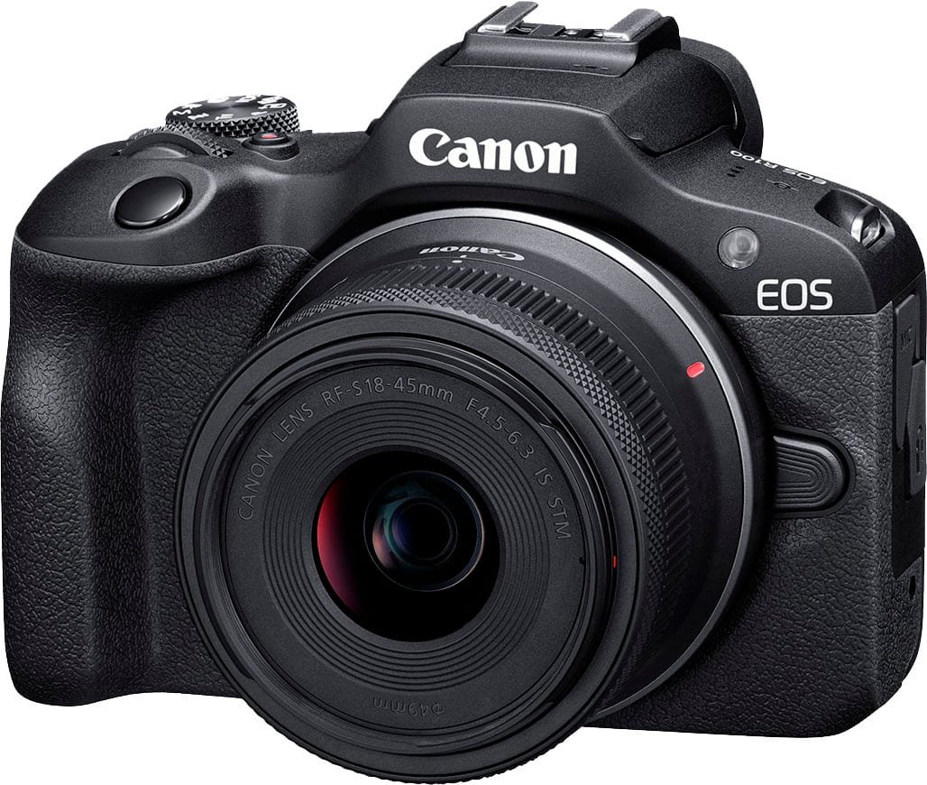 Canon EOS R100 Mirrorless Camera with RF-S 18-45mm Lens - Image 2