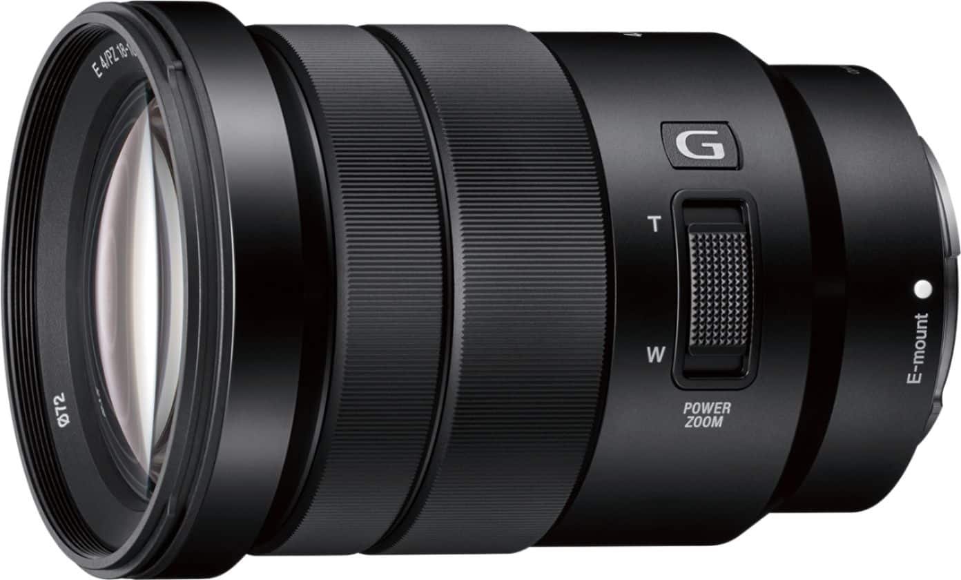 Sony E PZ 18-105mm F4 G OSS Power Zoom Lens – Black