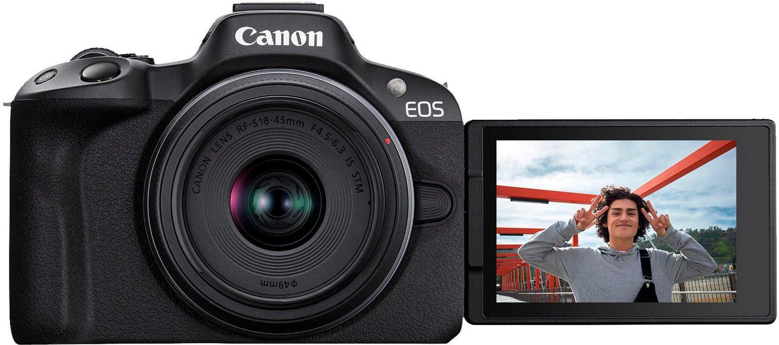 Canon EOS R50 Content Creator Kit with RF-S 18-45mm Lens - Image 2
