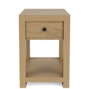 Davie Chairside Table in Pale Oak