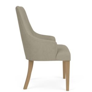 Mix-n-match Chairs Swoop Arm Upholstered Chair in Sand