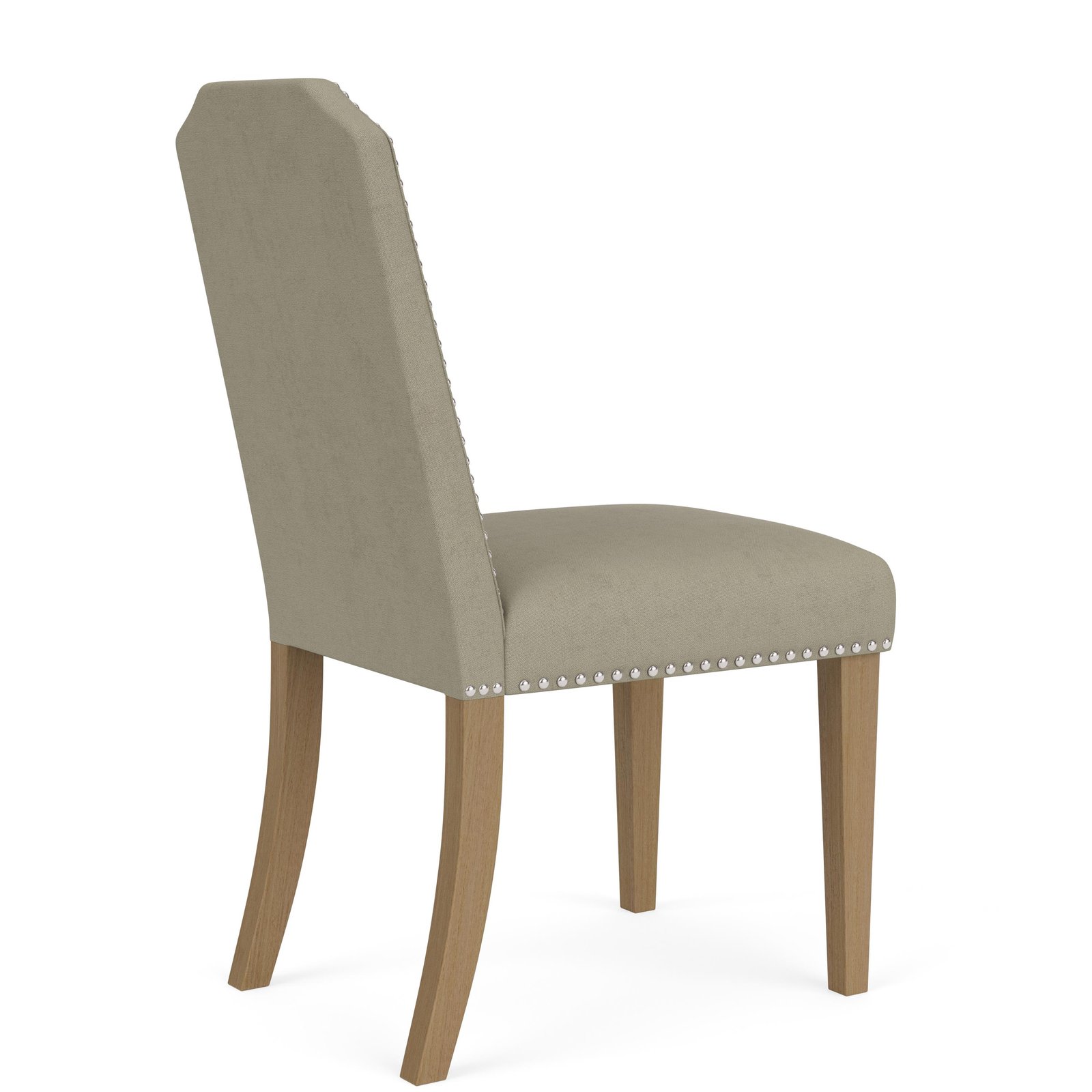 Mix-n-match Chairs Cliped Top Upholstered Chair in Sand - Image 4