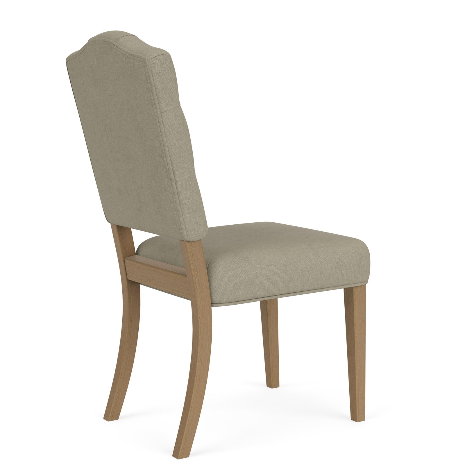 Mix-n-match Chairs Buton Tuft Upholstered Chair in Sand - Image 6