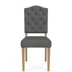Mix-n-match Chairs Buton Tuft Upholstered Chair in Slate