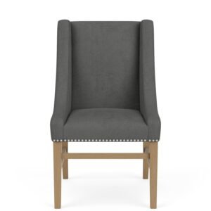 Mix-n-match Chairs Host Upholstered Chair in Slate