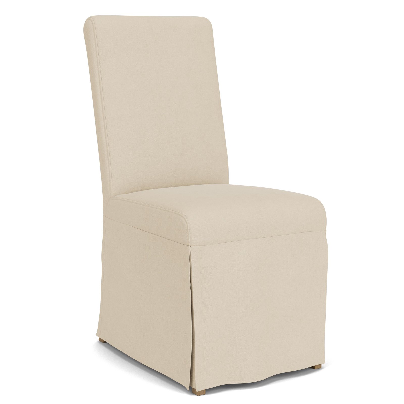 Mix-n-match Chairs Parsons Upholstered Chair in Ivory