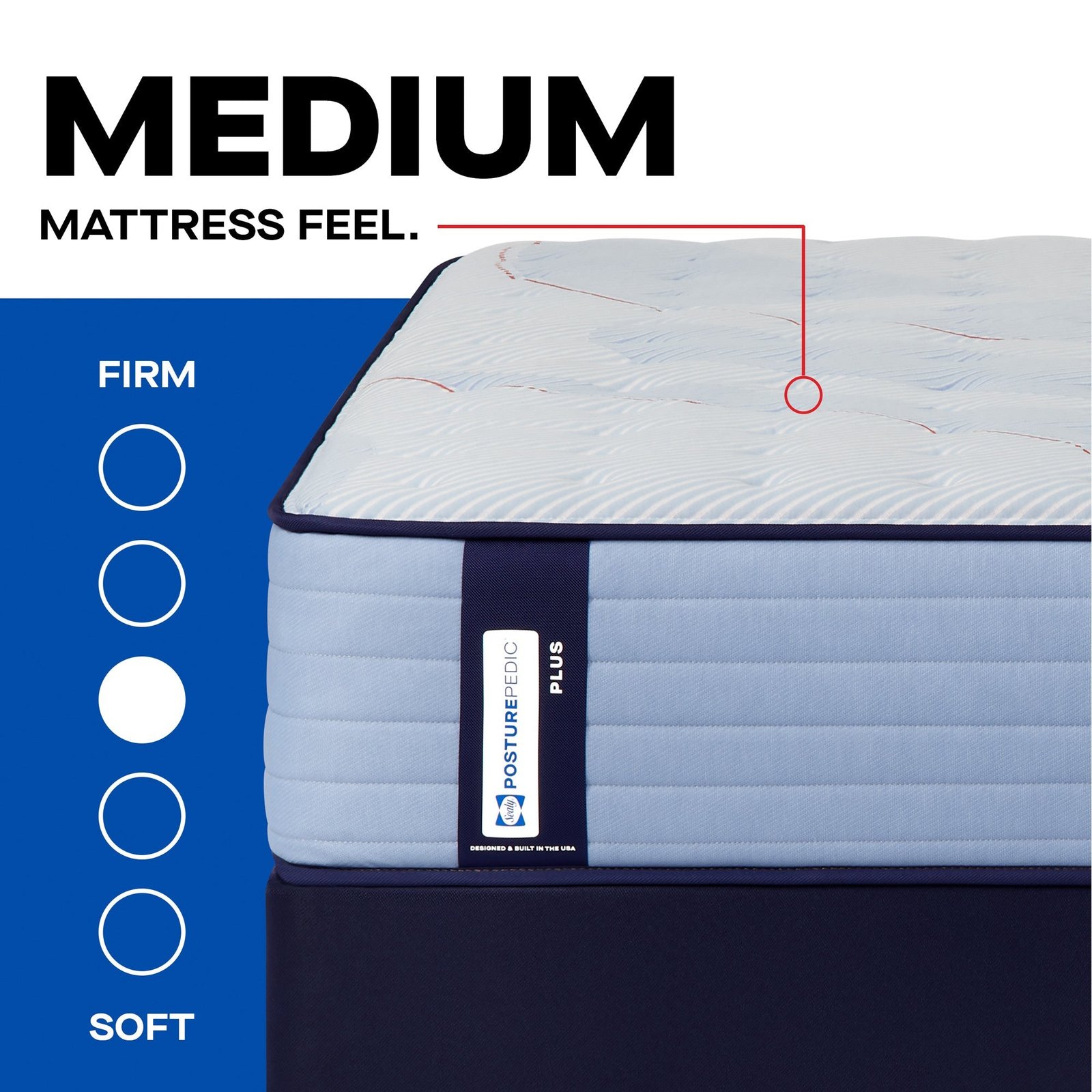 Sealy Posturepedic Plus Hagerstown Medium Tight Top Mattress - Image 11