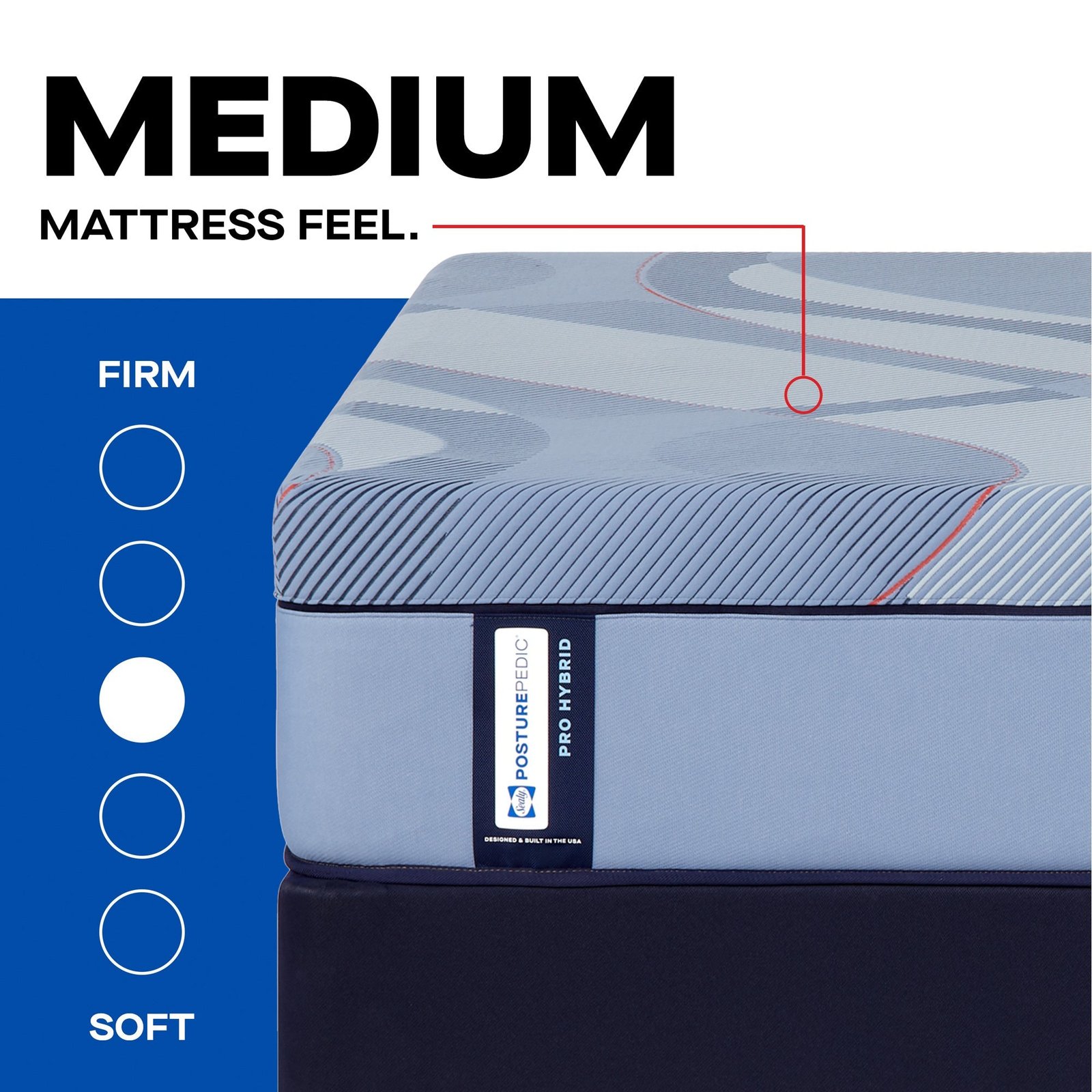 Sealy Posturepedic Pro Indianapolis Medium Hybrid Mattress - Image 13