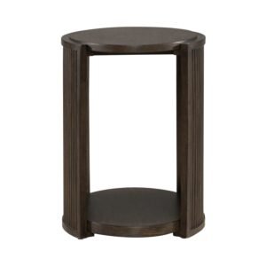 Liberty Furniture City View Chairside Table in Coffee Bean
