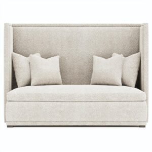 Bernhardt Interiors Andie Leather Sofa in Portobello