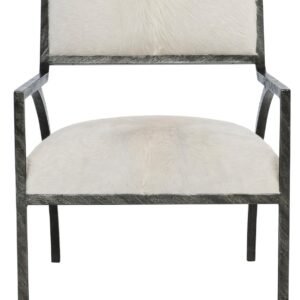 Bernhardt Interiors Cohen Leather Chair in Ivory