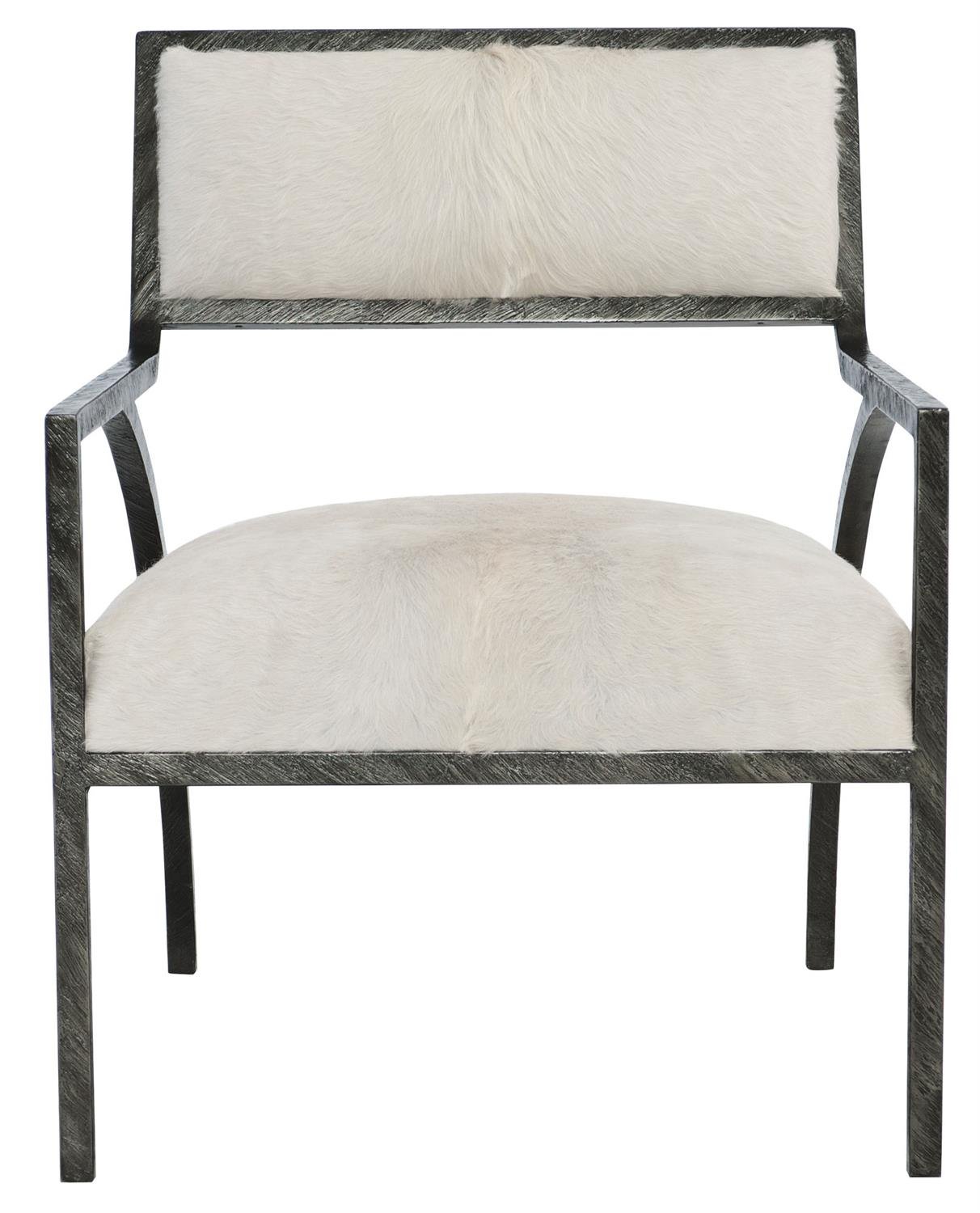 Bernhardt Interiors Cohen Leather Chair in Ivory