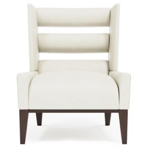 Bernhardt Interiors Orleans Leather Chair in Mocha