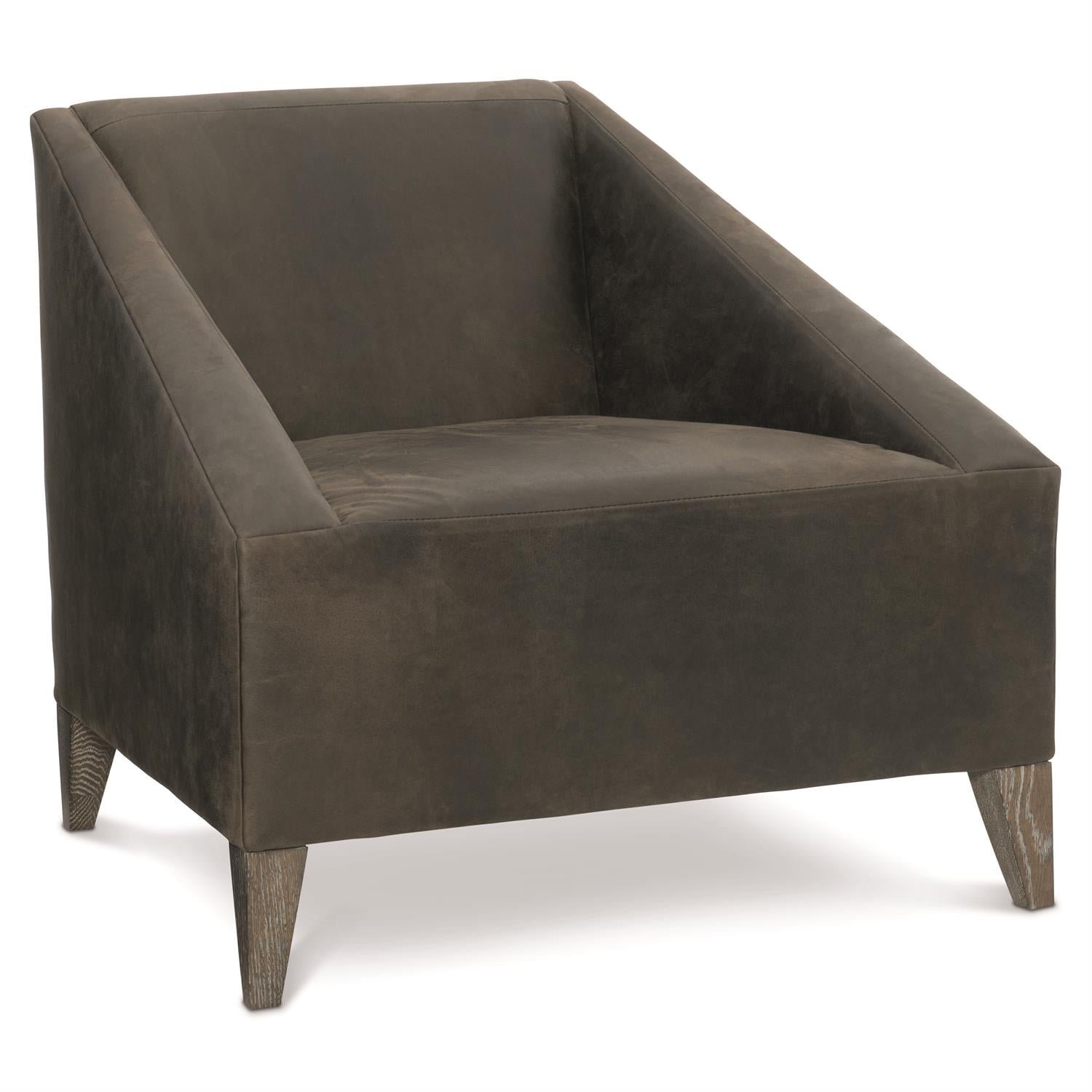 Bernhardt Interiors Nash Leather Chair in Brown - Image 3