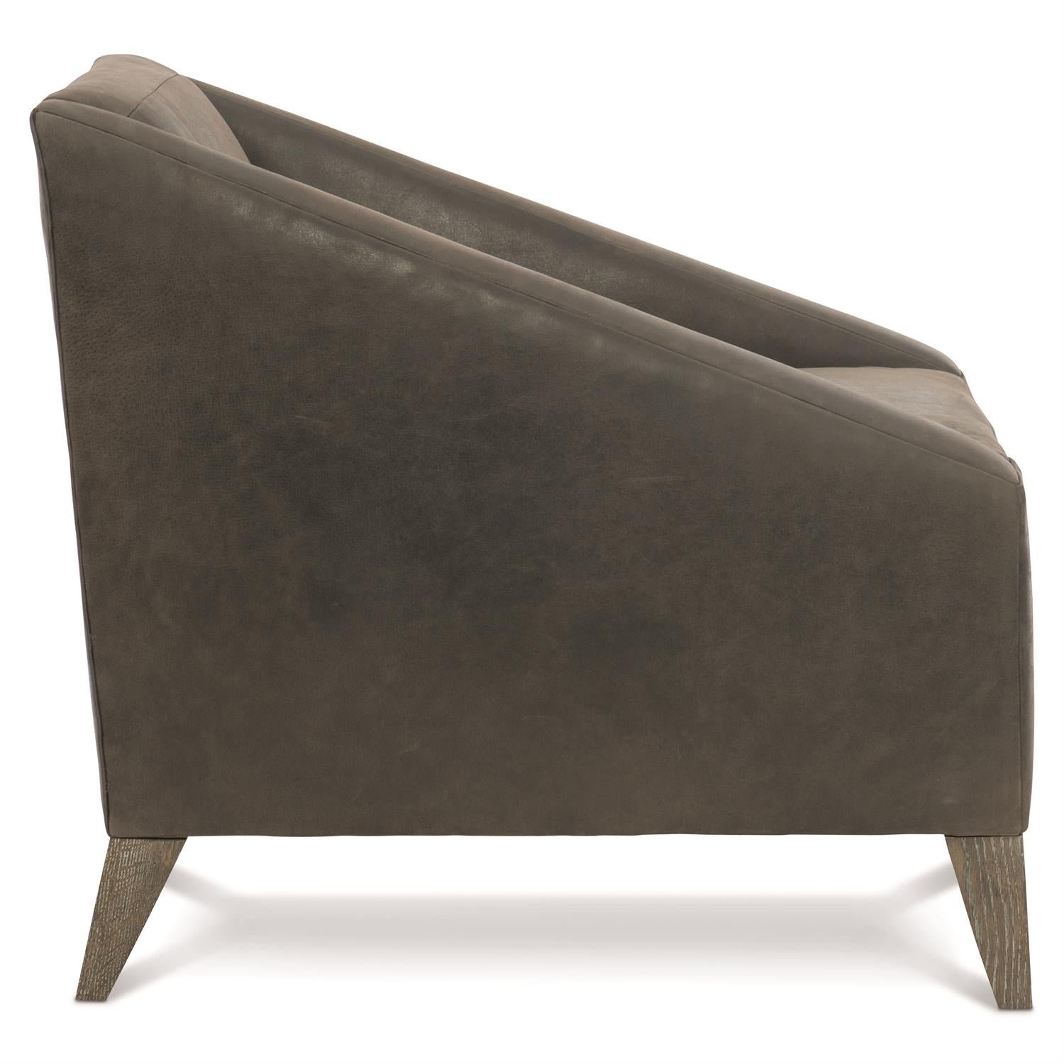 Bernhardt Interiors Nash Leather Chair in Brown - Image 2