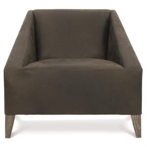 Bernhardt Interiors Nash Leather Chair in Brown