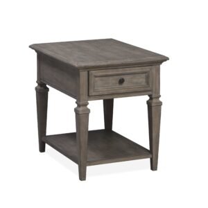 Lancaster Chairside End Table in Dovetail Grey