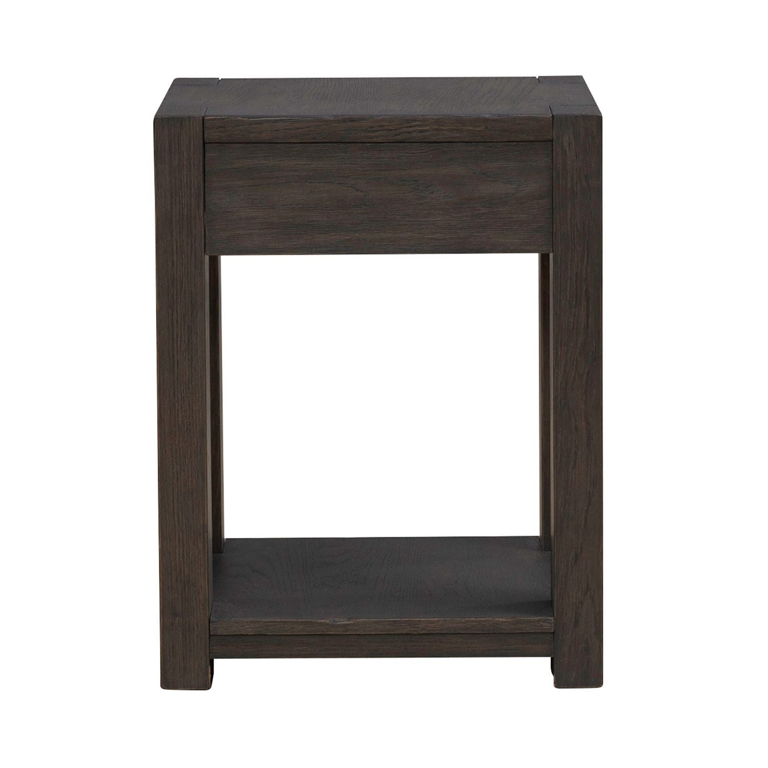 Liberty Furniture Lennox Hill Chairside Table in Bark - Image 5