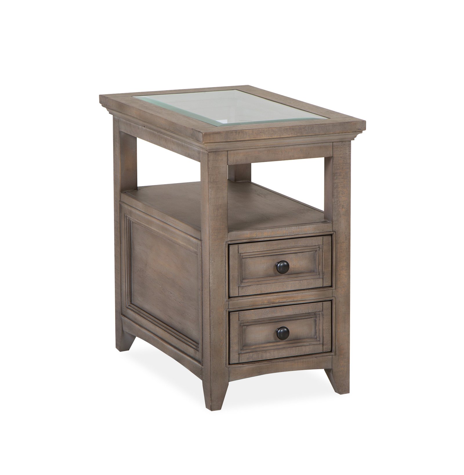 Paxton Place Chairside End Table in Dovetail Grey - Image 5