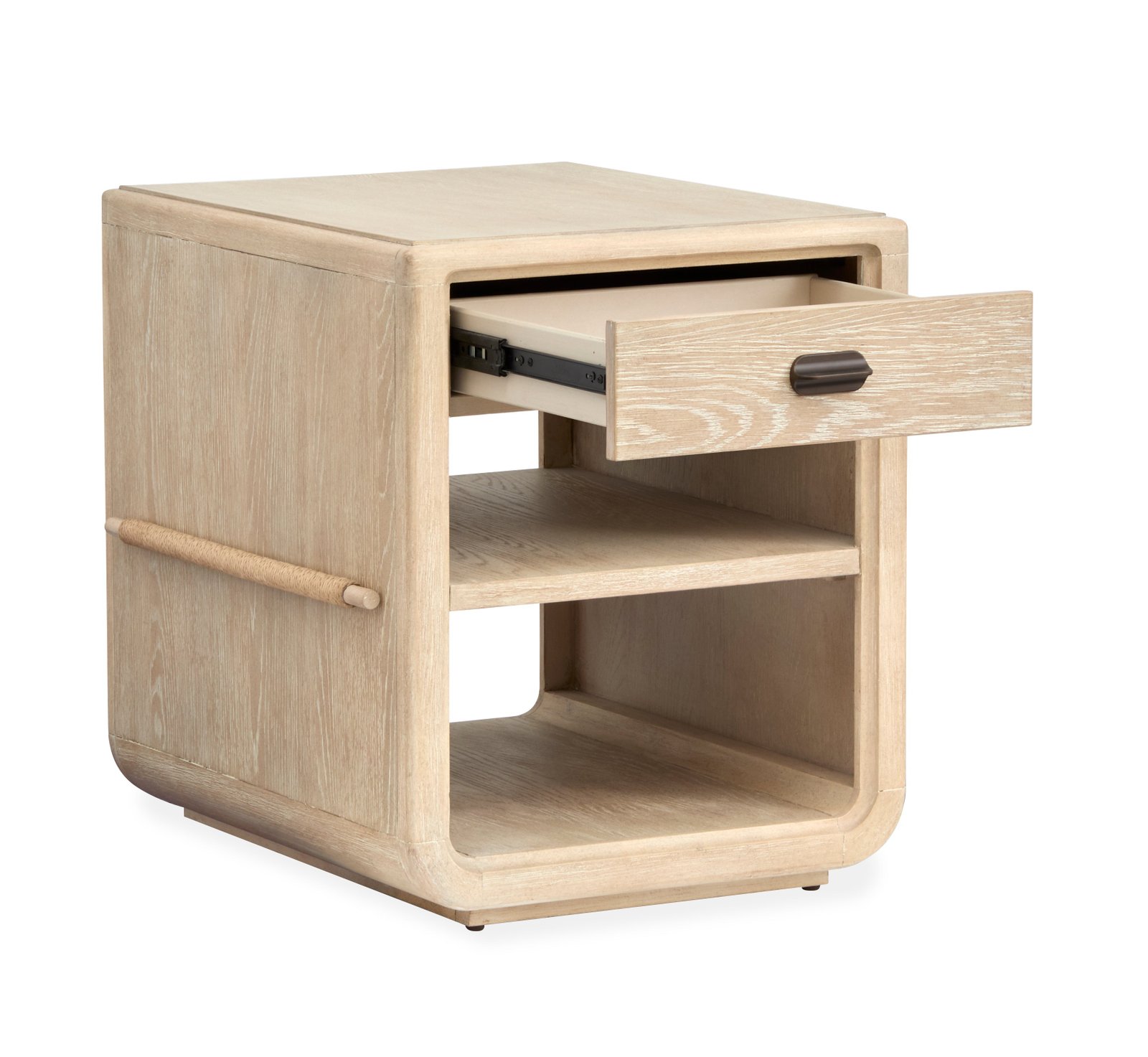Magnussen Sunset Cove Chairside End Table in Sanibel Brown - Image 7
