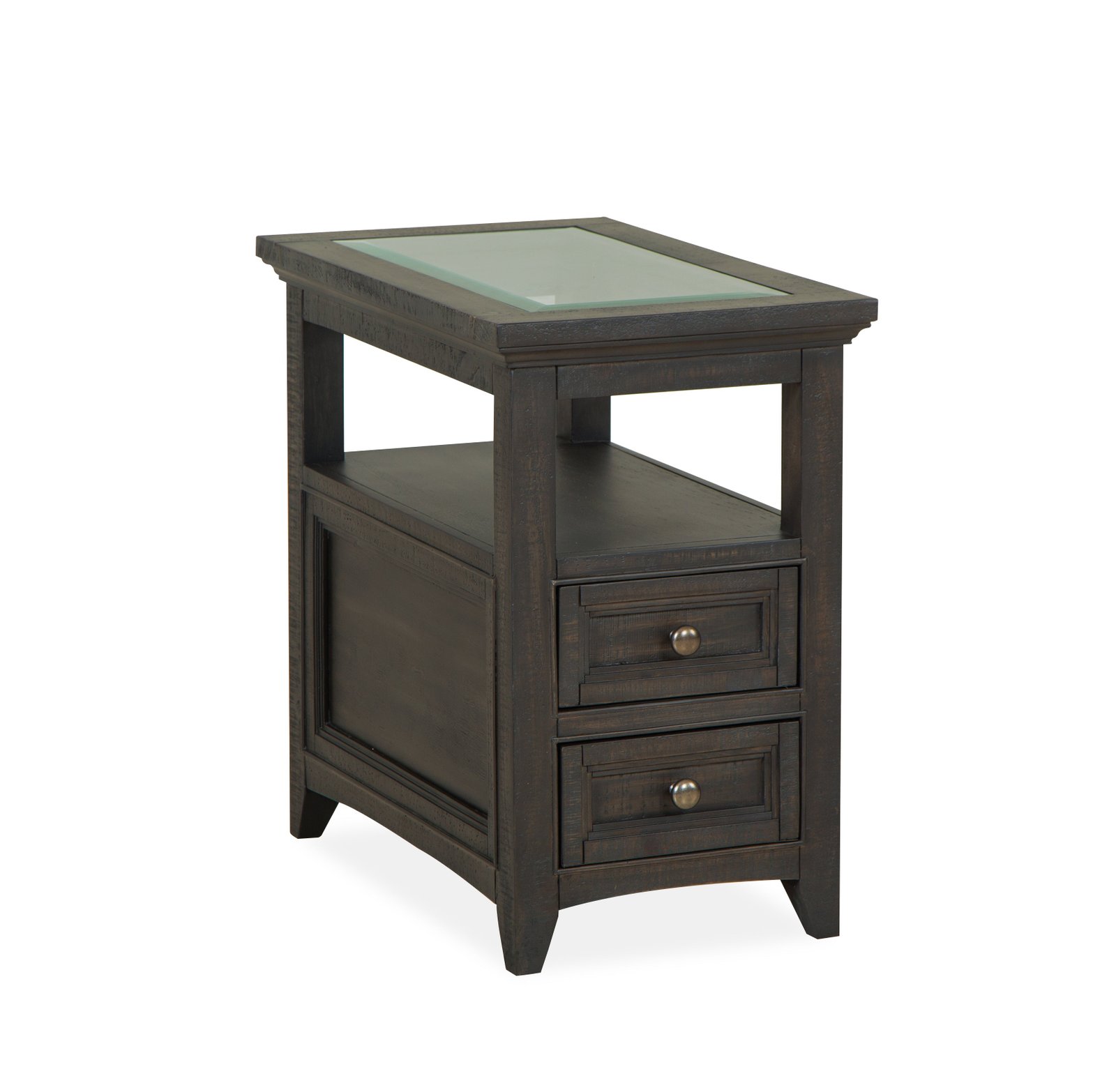 Westley Falls Chairside End Table in Graphite - Image 2